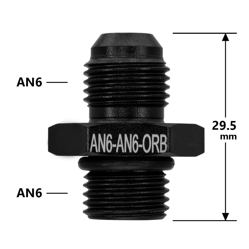 1Pcs Aluminum Alloy AN6/AN8/AN10/AN12 to AN/M14/M16/M18x1.5 Metric Fuel Hose Adapter Pipe Thread Fitting for Oil Cooler System