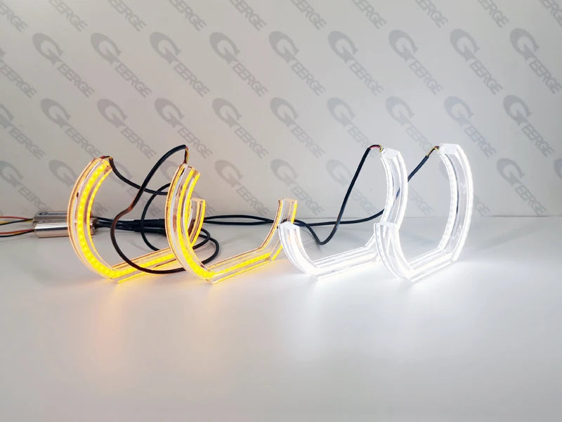 For Toyota Chaser JZX100 Ultra Bright Day Light Turn Signal DTM Style LED Angel Eyes Halo Rings Kit