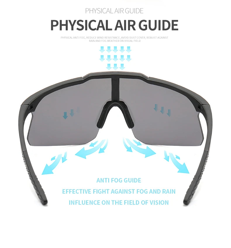 Cycling Glasses UV400 Unisex Mountain Road Bike MTB Sunglasses Anti-ultraviolet