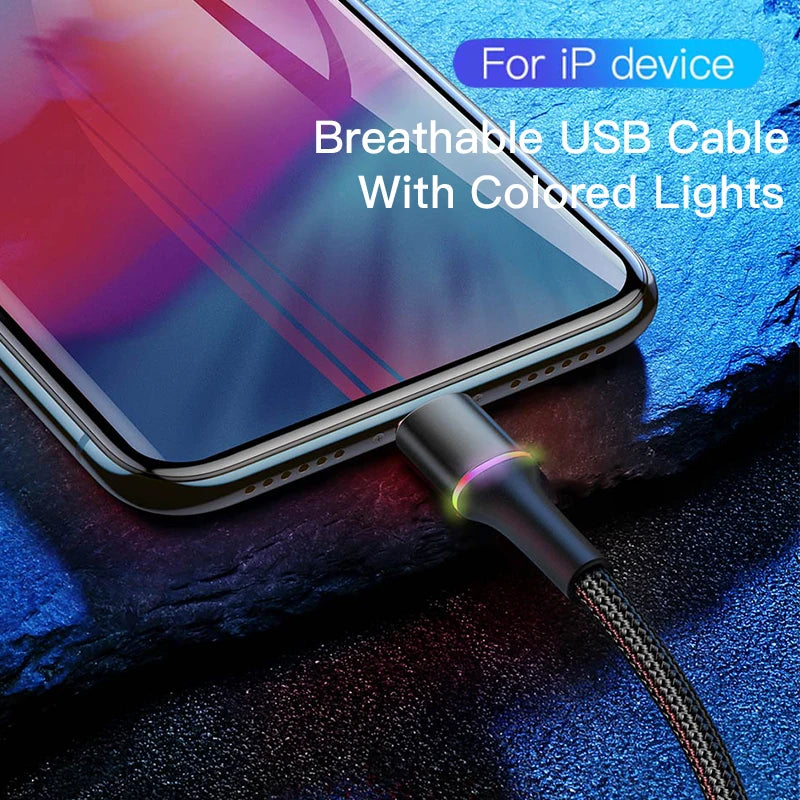 Lighting USB Cable For iPhone 14 13 12 11 Pro Max X Fast Charging Charger Cable For iPhone 8 7 6 6s iPad Data Wire Cord