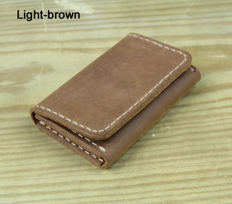 Handmade Genuine Leather Card Wallet Card Holder Unisex