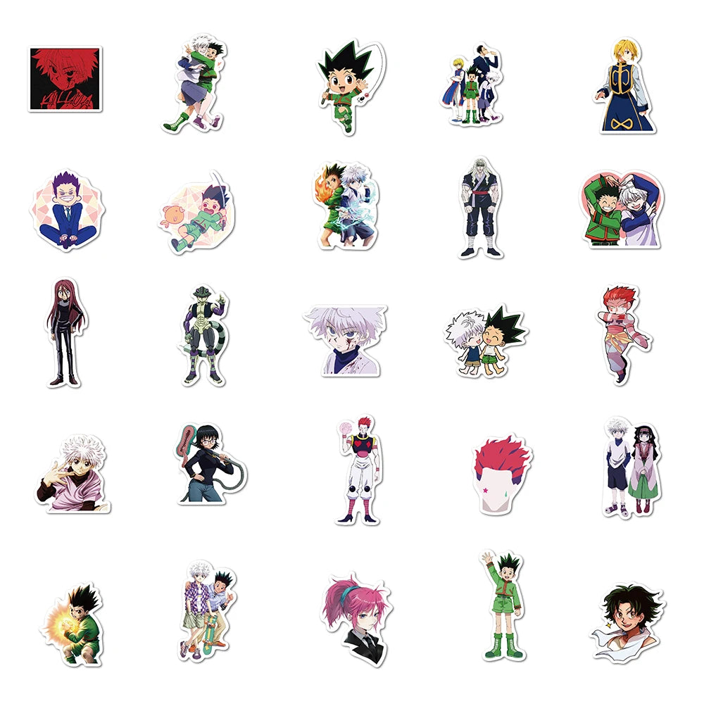 50Pcs/Pack Anime Hunter x Hunter Graffiti Stickers Anime Stickers