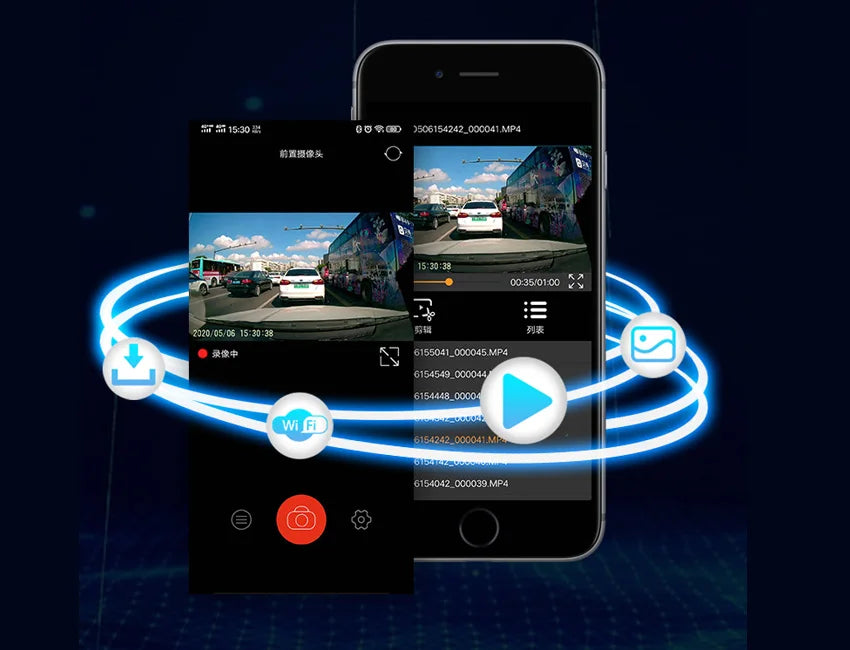 Dashcam For Peugeot 5008 GT II SUV 3008 2018-2023 For DS7 Crossback 2018-2019 For Citroen C5 hybrid 2019-2023 Car DVR Dash Cam