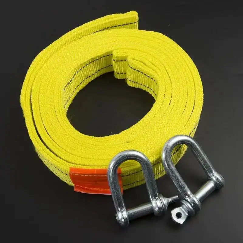 5 Tones Tow Rope Strap Bar Off Road Accessories Loop Hook Car Trailer