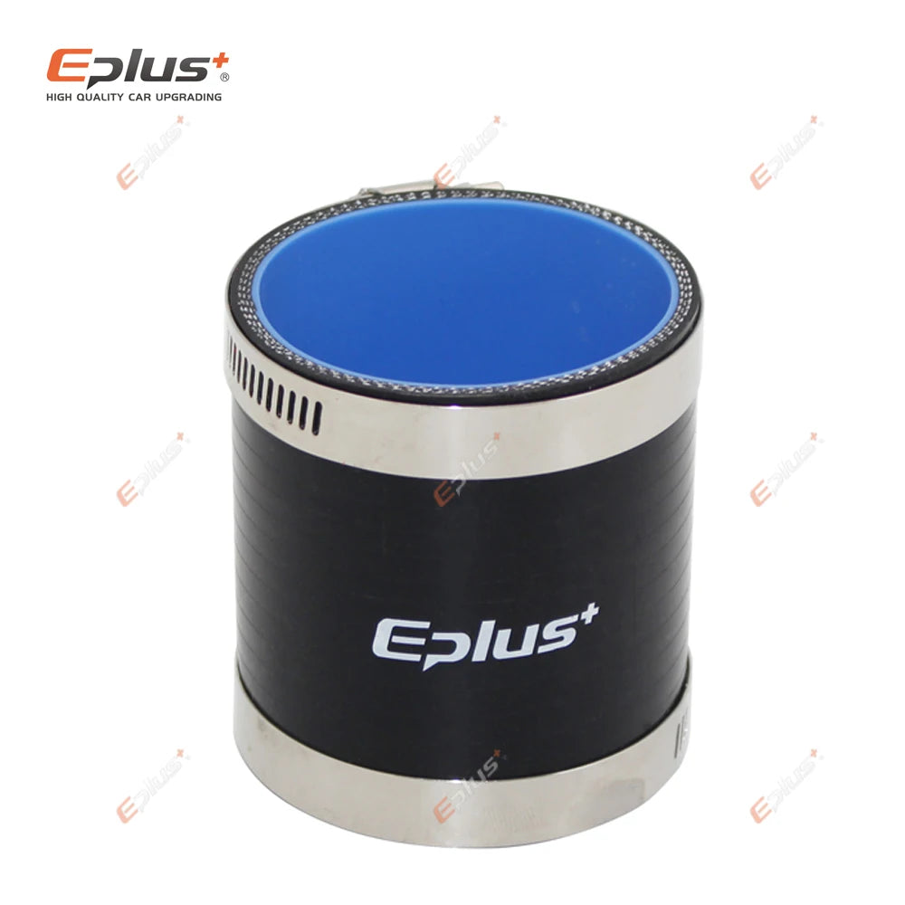 EPLUS Universal Silicone Tubing Hose Straight Intercooler Turbo Intake Pipe Coupler Black Length 76mm Multi Size