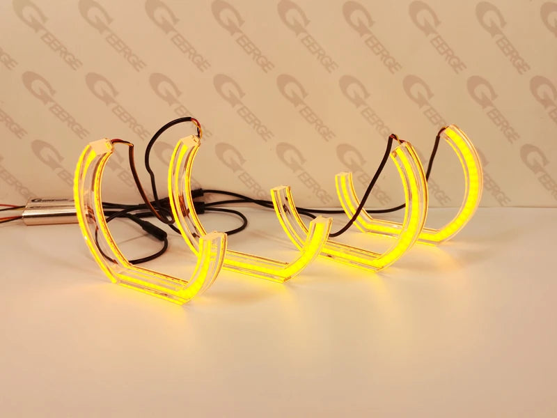 For Toyota Chaser JZX100 Ultra Bright Day Light Turn Signal DTM Style LED Angel Eyes Halo Rings Kit