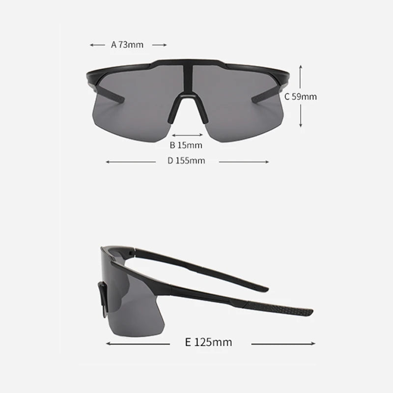 Cycling Glasses UV400 Unisex Mountain Road Bike MTB Sunglasses Anti-ultraviolet
