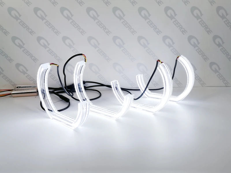 For Toyota Chaser JZX100 Ultra Bright Day Light Turn Signal DTM Style LED Angel Eyes Halo Rings Kit
