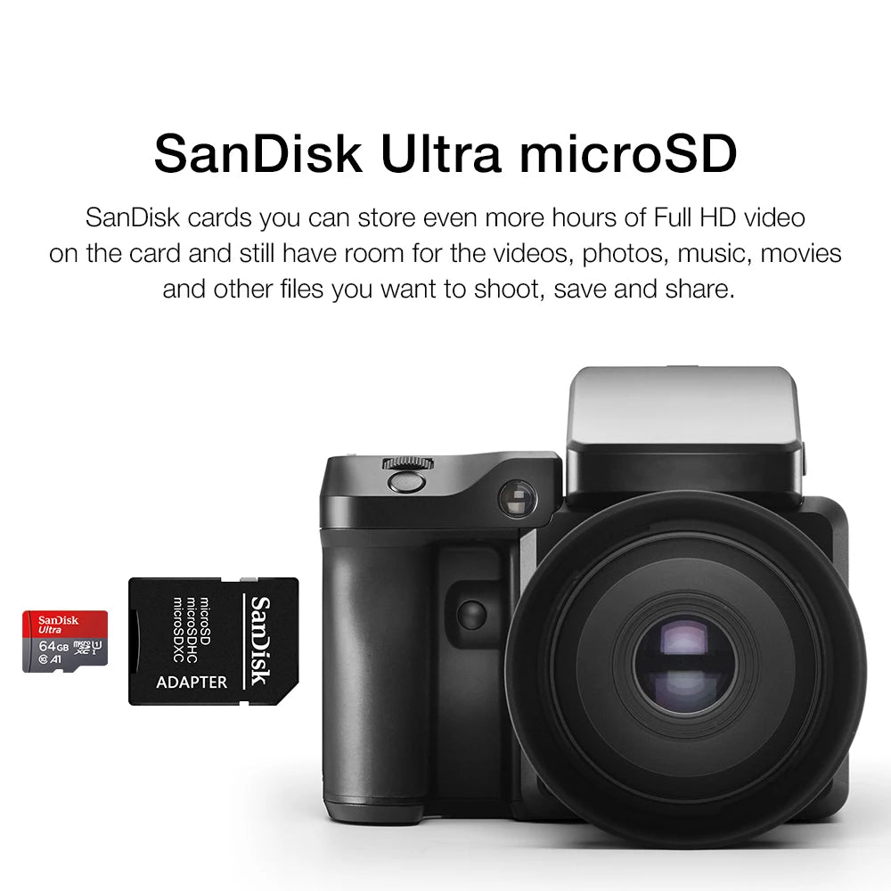 SD Adapter TFcard 64GB 16GB 32GB Memory Card 128GB Class 10