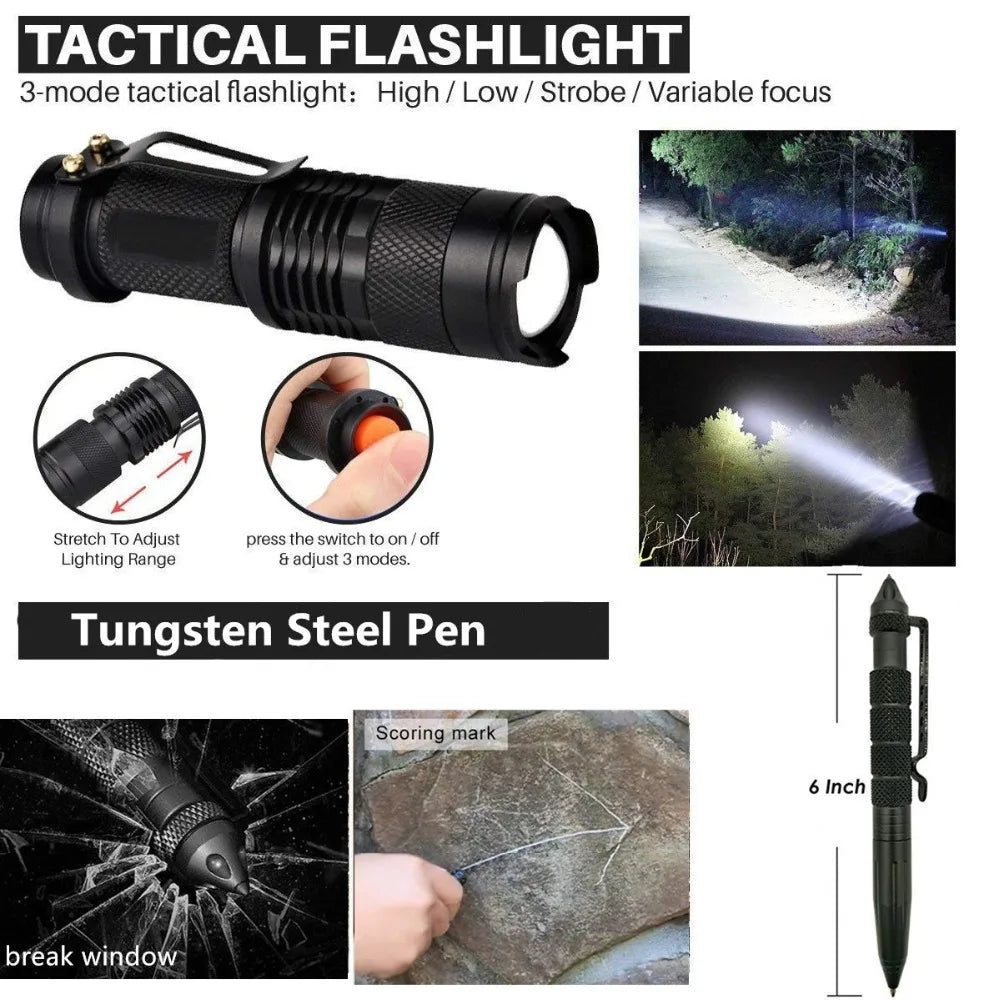 Outdoor Survival Kit Case Military Tactical Survival Kits for Hunting Outdoor Kit