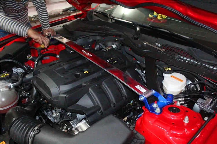 For Ford Mustang 2.3 T 2.7T 5.0L TTCR-II Sway Bars suspension system tension rod stabilizer bar Aluminum alloy strut bar