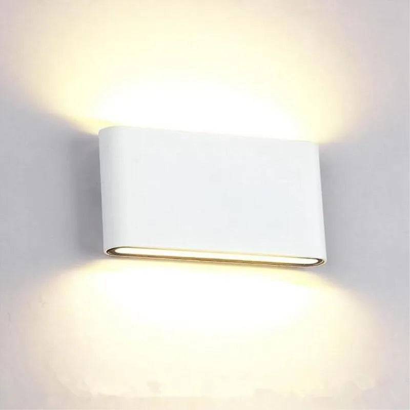 6W 12W LED Wall Lamp Outdoor Waterproof Garden Lighting Aluminum