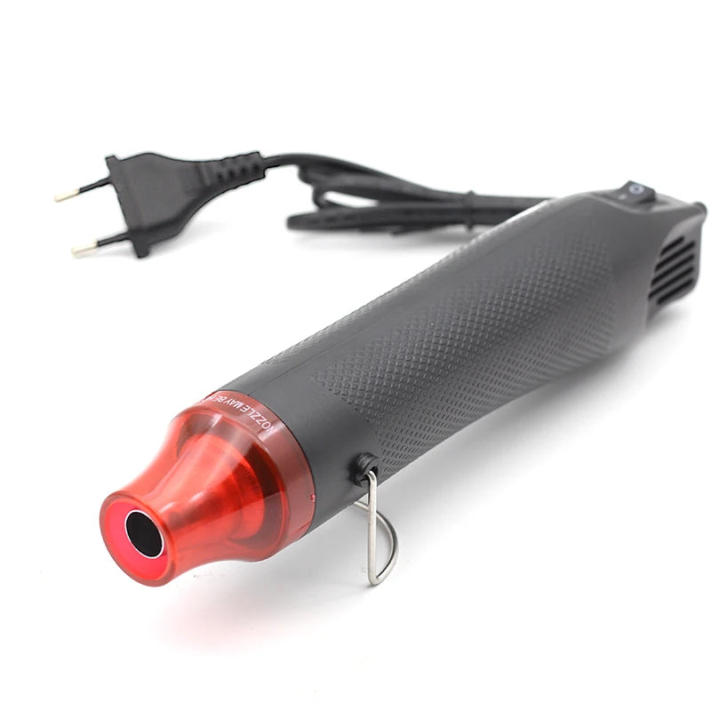 DIY Using Heat Gun Electric Power Hot Hair Dryer Soldering Wrap Blower Heater Shrink Plastic Heat Gun Repair Tool 200℃ 300W