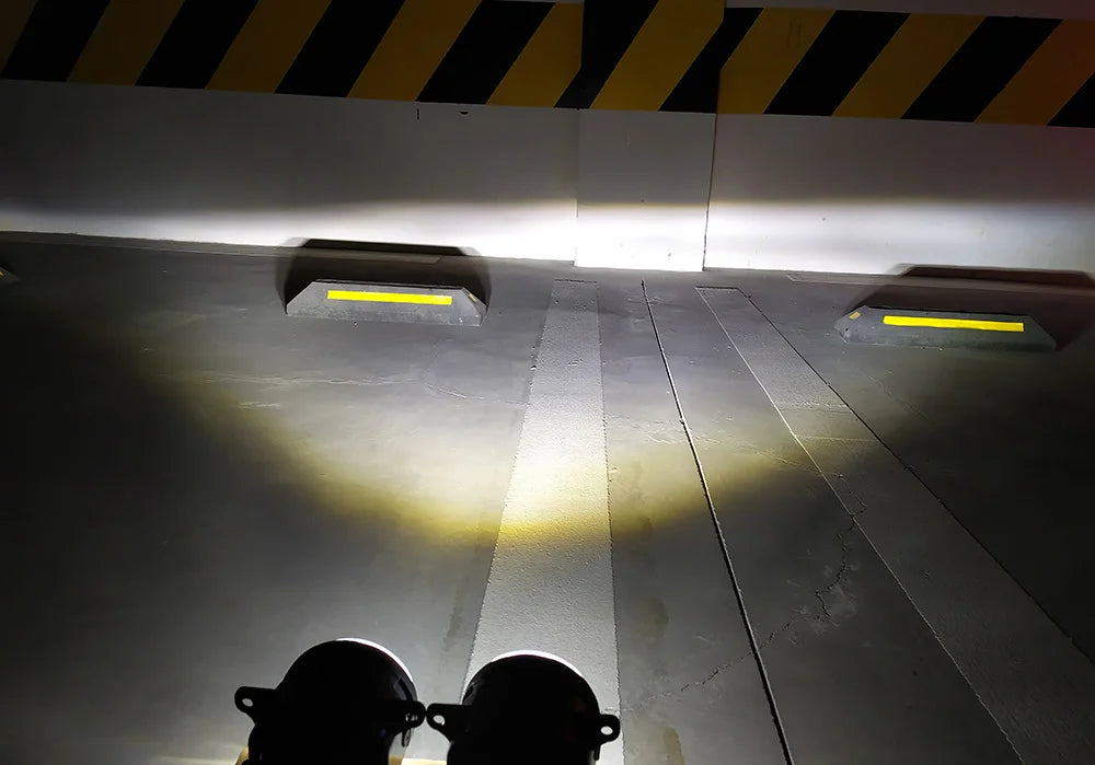 2x Front Full LED Fog Lights with Cut-Line Lens White / Yellow Color Fog Lamp for Honda Stream RSZ RN6 07.2006 2007 2008 05.2009