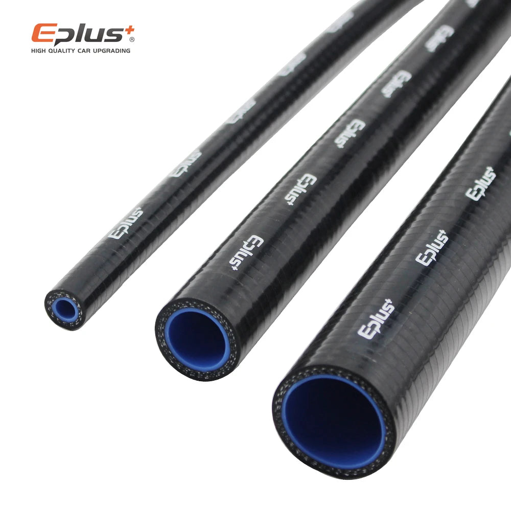 QT EPLUS 4 Layers Polyester Silicone Hoses Straight 1 Meter Car Engine Universal High Temperature