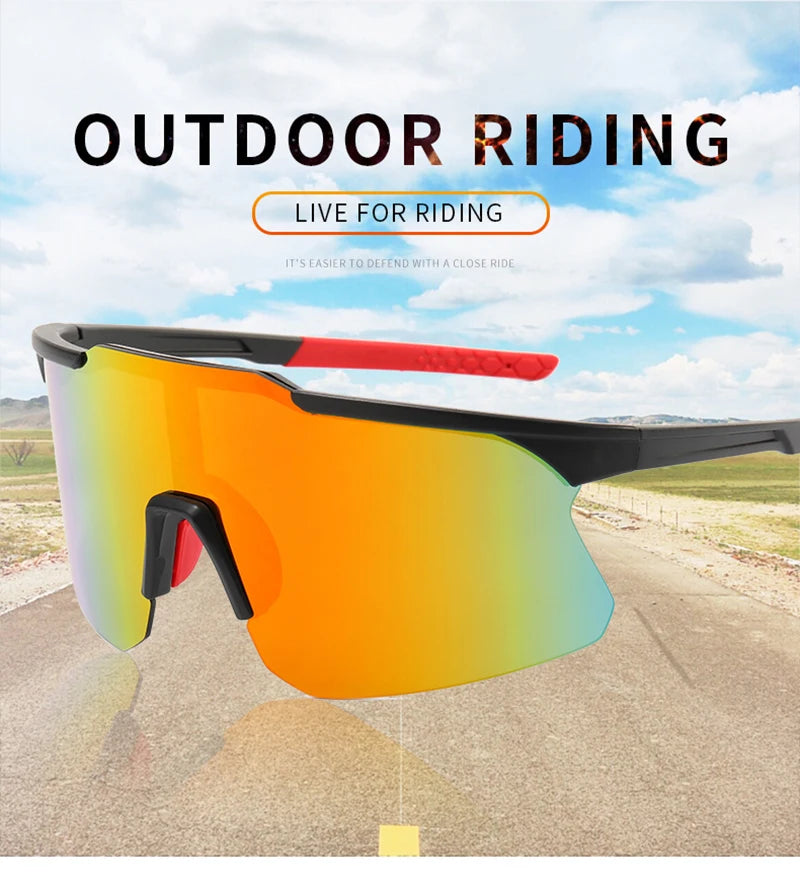 Cycling Glasses UV400 Unisex Mountain Road Bike MTB Sunglasses Anti-ultraviolet