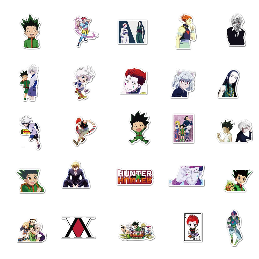 50Pcs/Pack Anime Hunter x Hunter Graffiti Stickers Anime Stickers