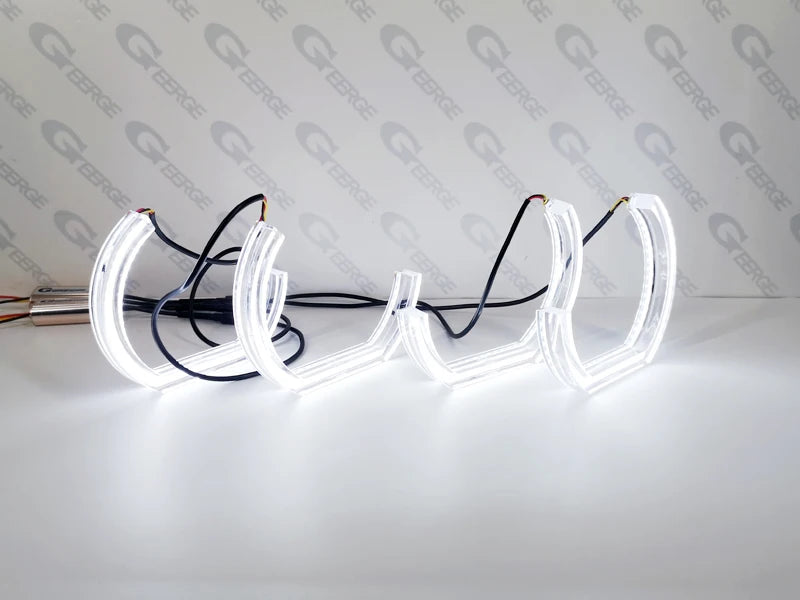 For Toyota Chaser JZX100 Ultra Bright Day Light Turn Signal DTM Style LED Angel Eyes Halo Rings Kit