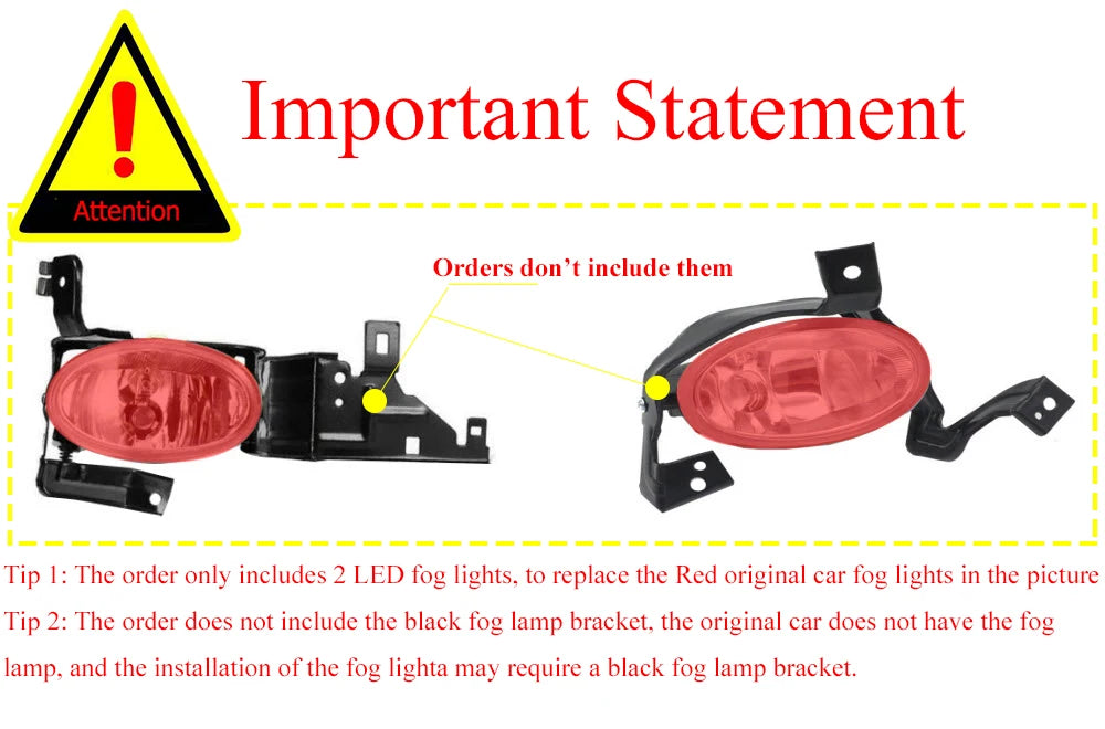 2x Front Full LED Fog Lights with Cut-Line Lens White / Yellow Color Fog Lamp for Honda Stream RSZ RN6 07.2006 2007 2008 05.2009