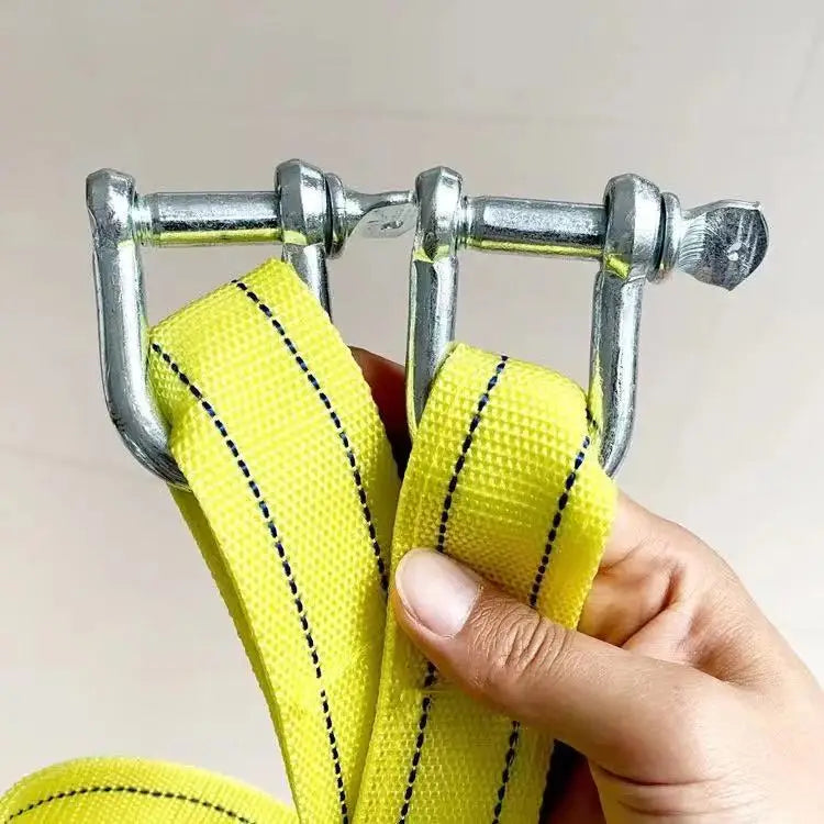 5 Tones Tow Rope Strap Bar Off Road Accessories Loop Hook Car Trailer