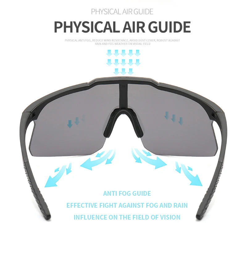 Cycling Glasses UV400 Unisex Mountain Road Bike MTB Sunglasses Anti-ultraviolet