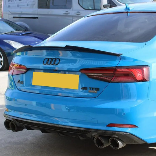 For Audi A5 A5 S-Line S5 RS5 B9 B9.5 F5 2Door Coupre (Not For 4Door) 2017-2025 M4 Style Car Rear Boot Roof Spoiler Cap Wing