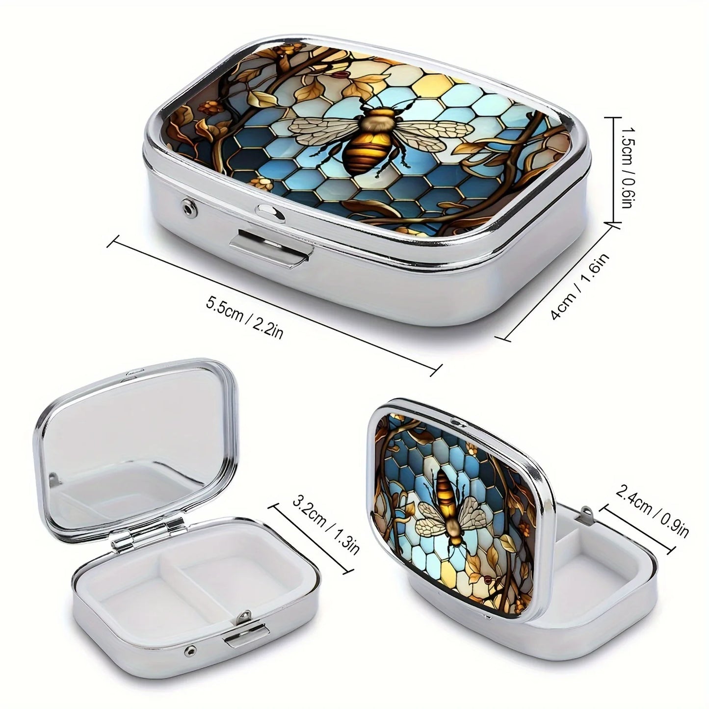 Travel Cases Lovely Coloured Medicine Metal Jewellery Organizers