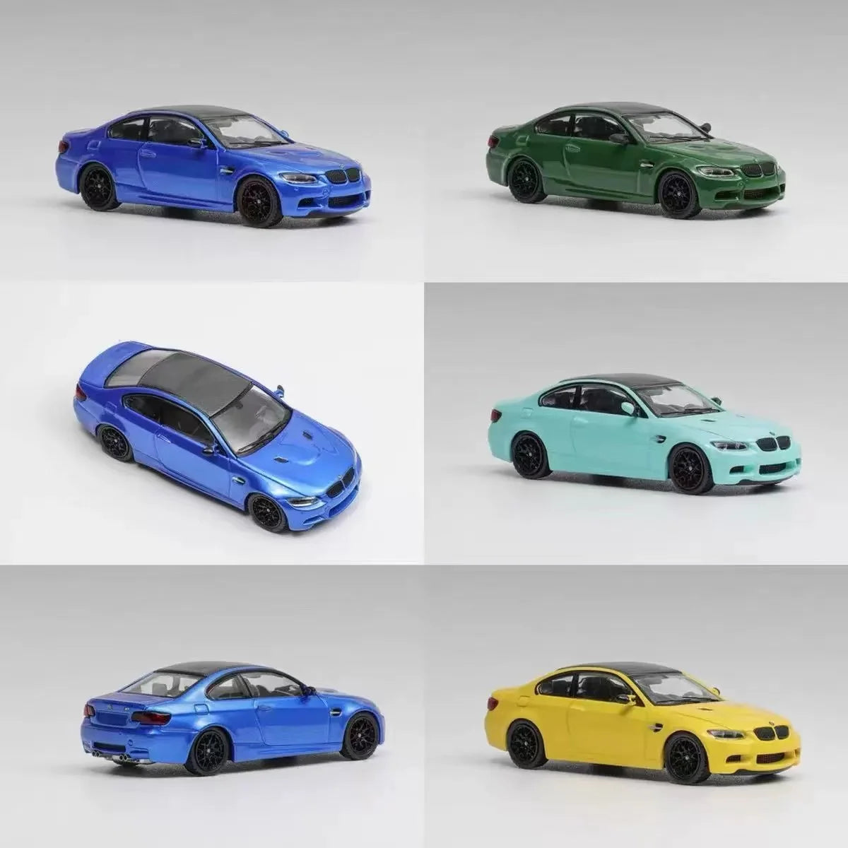 Fine Model 1:64 M Power E92 M3 Multicolour Alloy car model Diecast