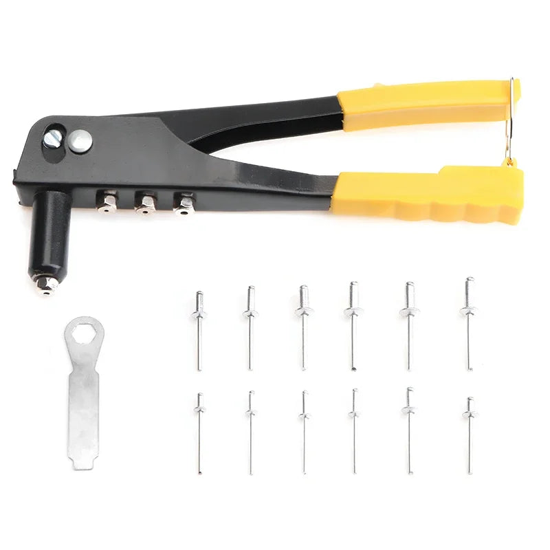 Riveter Set Pop Rivet Gun and 120Pcs Blind Rivets Assortment Rivet Tool