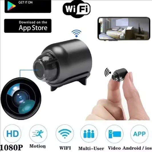 Spy Camera Wireless WiFi 1080P HD Mini Camera Baby Monitor Indoor Security Surveillance Night Vision IP Cam Video Recorder Safety Camcorder