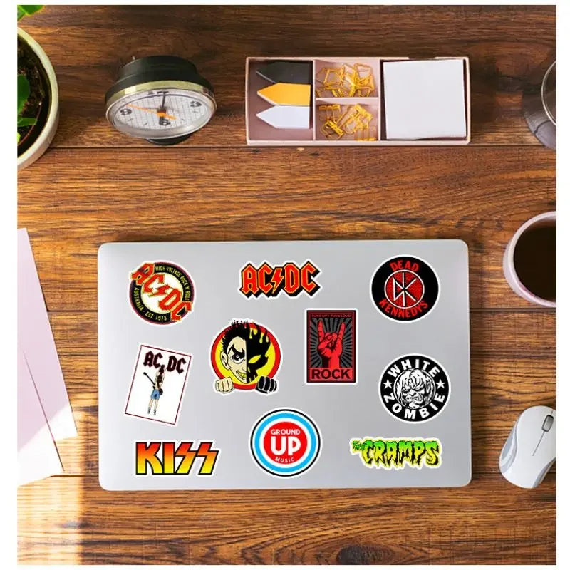 Rock Band Music Stickers Aesthetic Art Decal Collection