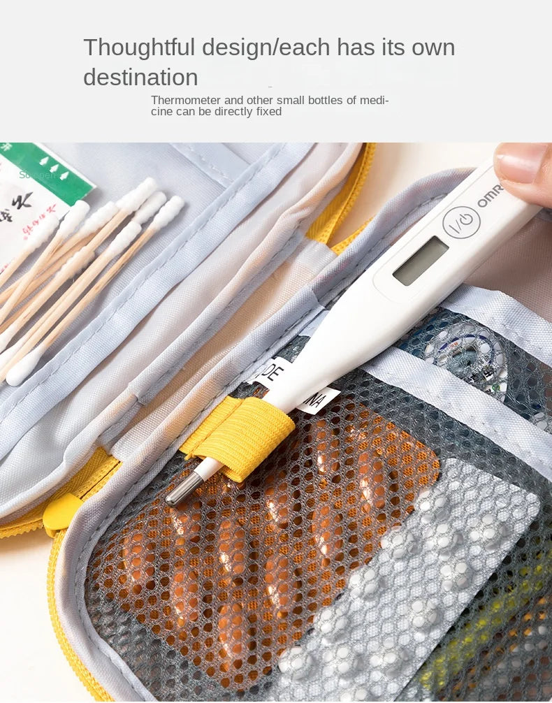 3 Pcs/set Portable Medical Storage Bag First Aid Kit Organizer Home Outdoor Travel Bag