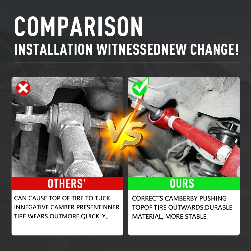 Honda Rear Camber Adjustable Link For Honda Civic EK EG CRX 1988-2000 LTB002 RASTP-Aluminium Rear Adjustable Suspension Camber Kit Dog Bone