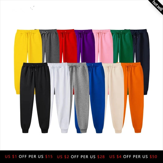 2024 New Men Joggers Brand Male Trousers Casual Pants Sweatpants Jogger 13 colour Casual GYMS Fitness Workout sweatpants