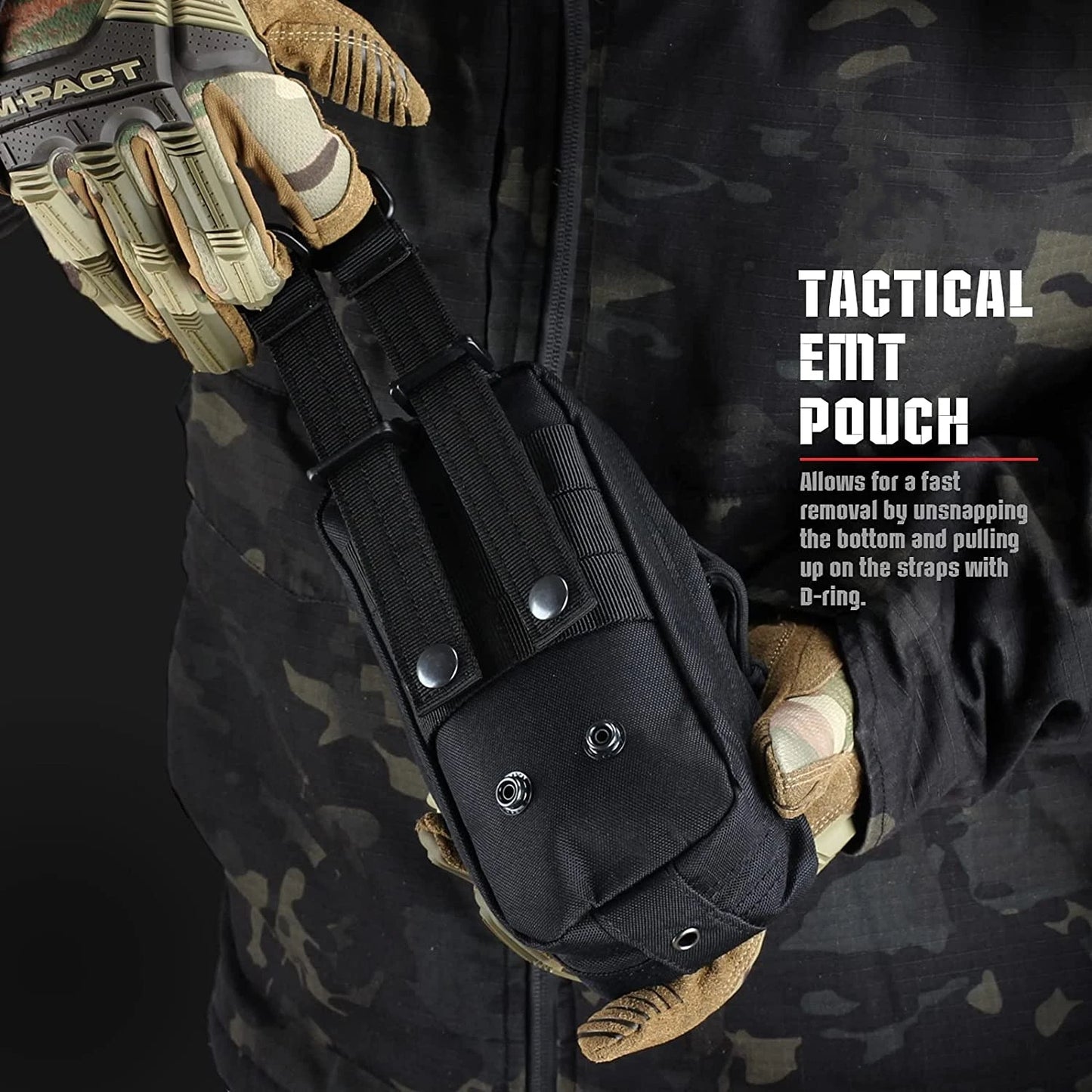 50611s-2 Tactical EMT First Aid Kit Pouch Bag