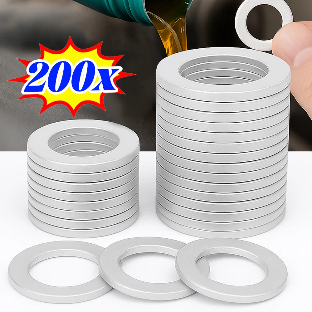 Honda Accord Aluminium Oil Drain Seal Gasket 14 mm I.D. Screw Washers For Honda Accord CR-V CR-Z 9410914000 94109-14000