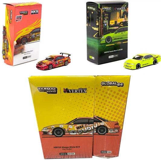 1:64 Toyota Mark II JZX100 Alloy die-cast Miniature Model Car, Tokyo Auto Show, Adult Ornament, Genuine in stock