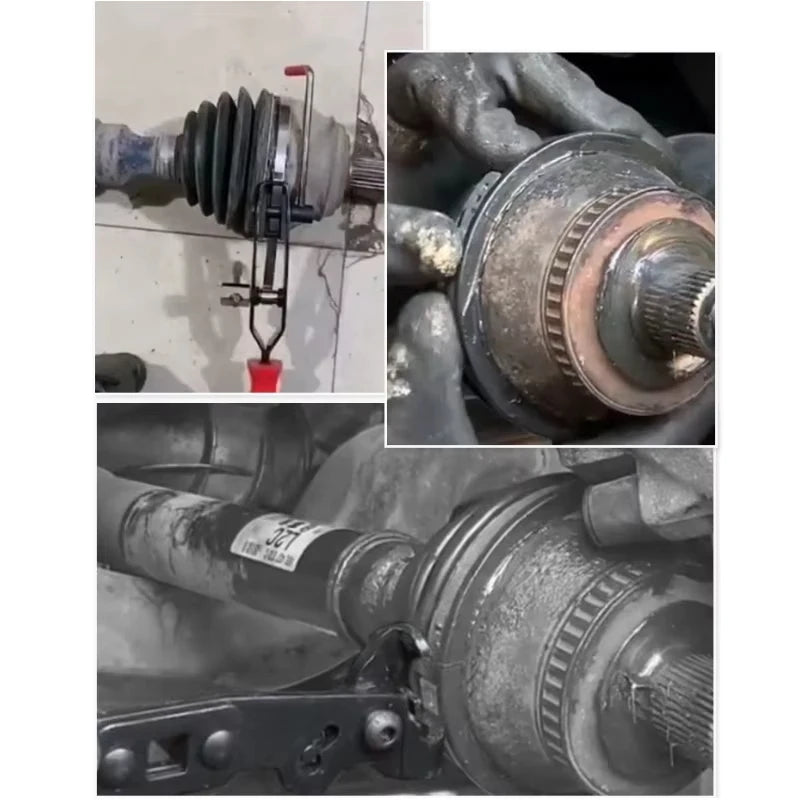 Car Silicone Universal CV Boot Kit Clamp Track Drive Shaft Ball Joint Boot Connector Kit