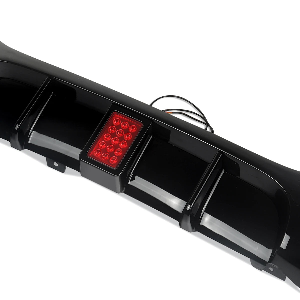 Rear Bumper Spoiler Lip  with Led for BMW  3 Series E90 318i 320i 328i 330i 335i 340i Diffuser with Brake Light 2005-2012