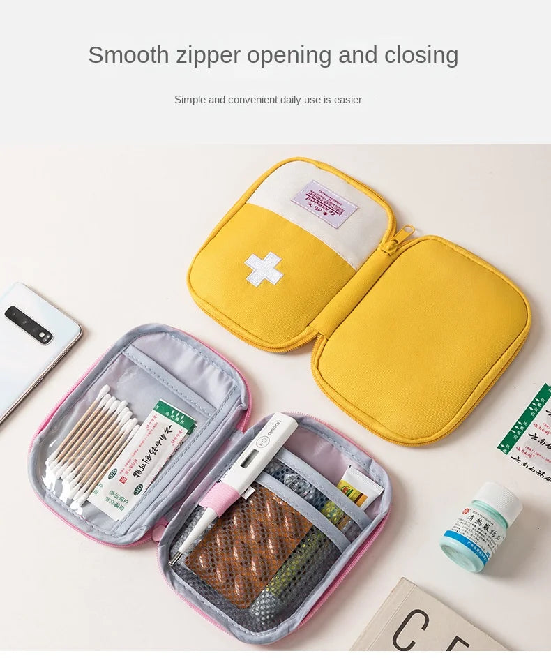 3 Pcs/set Portable Medical Storage Bag First Aid Kit Organizer Home Outdoor Travel Bag