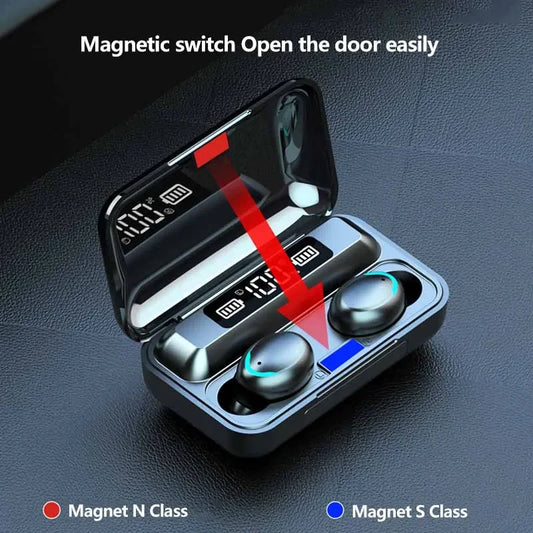 F9 Wireless Bluetooth Headphones Tws Game Earbuds Earphones