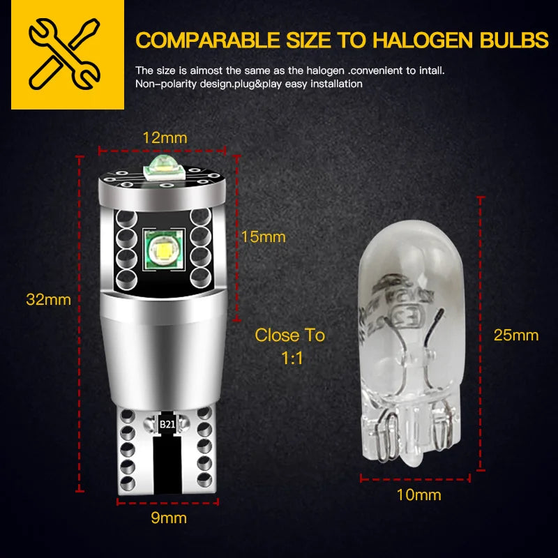 LED IS250 IS350 IS F LX470 LX570 LS430 LS460 LS600H RX400H RX350 LED Light Parking Lamp W5W T10 CANbus WHite