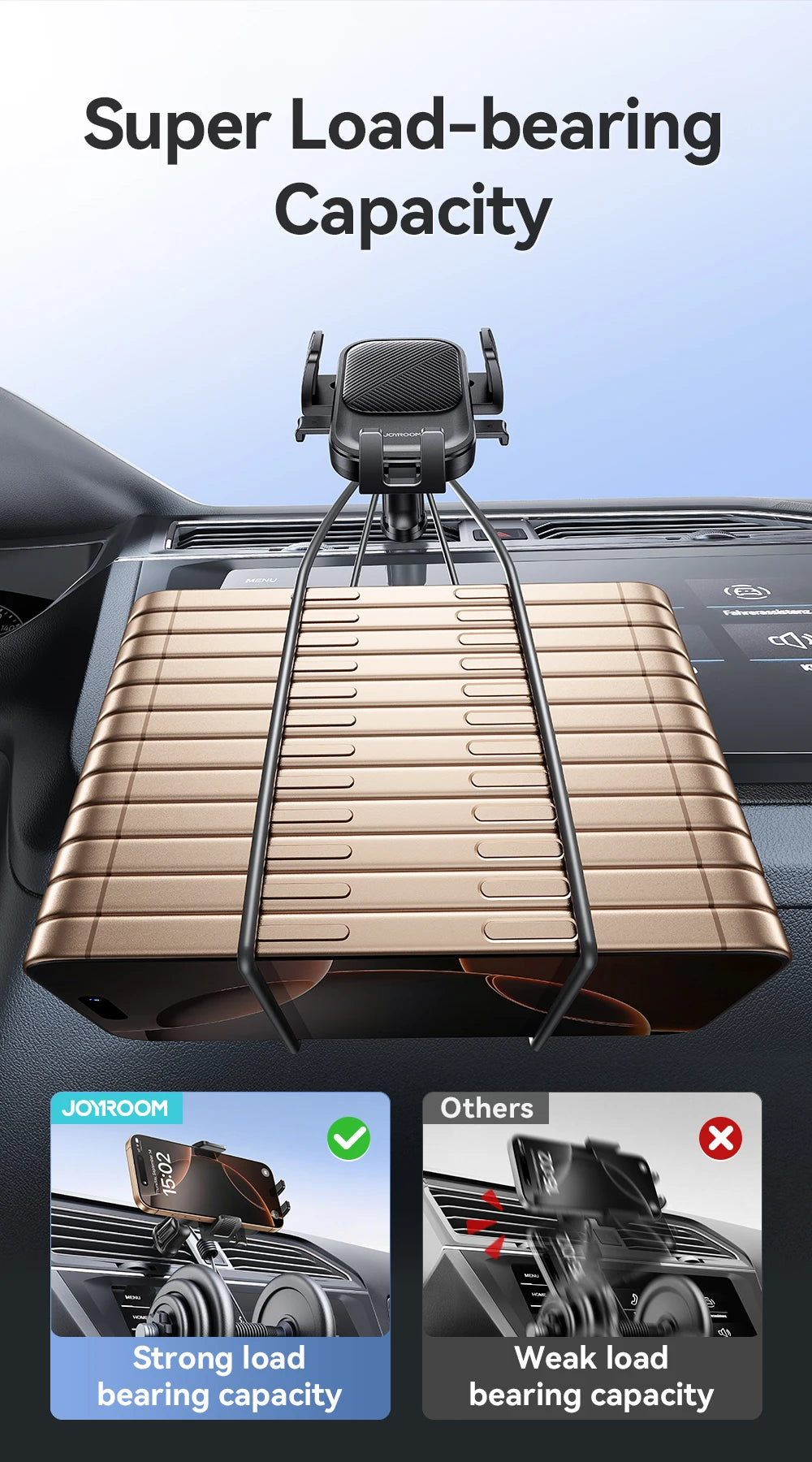 Car Phone Holder 360° Rotation Car Air Vent Phone Holder Universal Hands-Free Cell Phone Mount For 4.7-6.9'' Phones