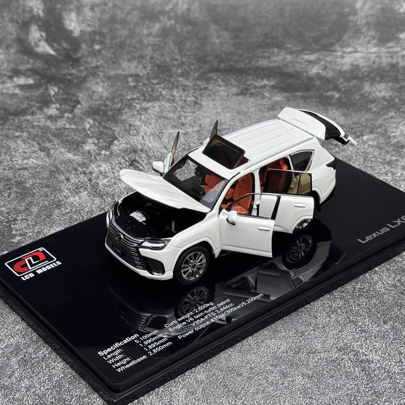 Lexus Lx600 Suv 1:43 Scale Die-Cast Model Full-Open Alloy Miniature Car