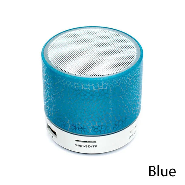Universal Mini Bluetooth Speaker Wireless Speaker Colorful LED TF Card USB Subwoofer Portable MP3 Music Sound Column For Phones