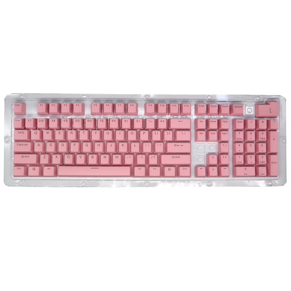 104pcs Mechanical Keyboard ABS Keycaps Blank Keycaps For Cherry MX PC Desktop Computer Key Cap Switches Keycap Keyboard