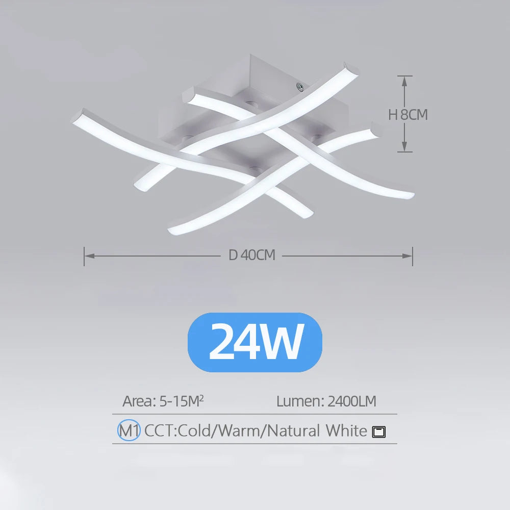 24W Modern Led Ceiling Lights Led Chandelier