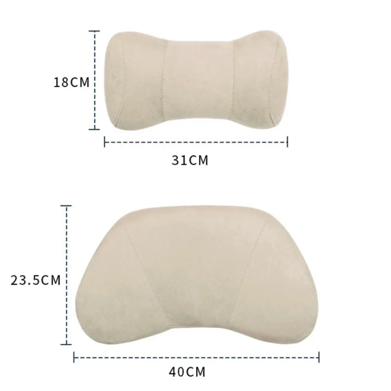 Lexus F-Sport Suede Headrest Memory Cotton Neck Pillow For Lexus ES300 RX330 RX300 GS300 IS250 IS200 CT200h IS300 NX RX LX GX GS