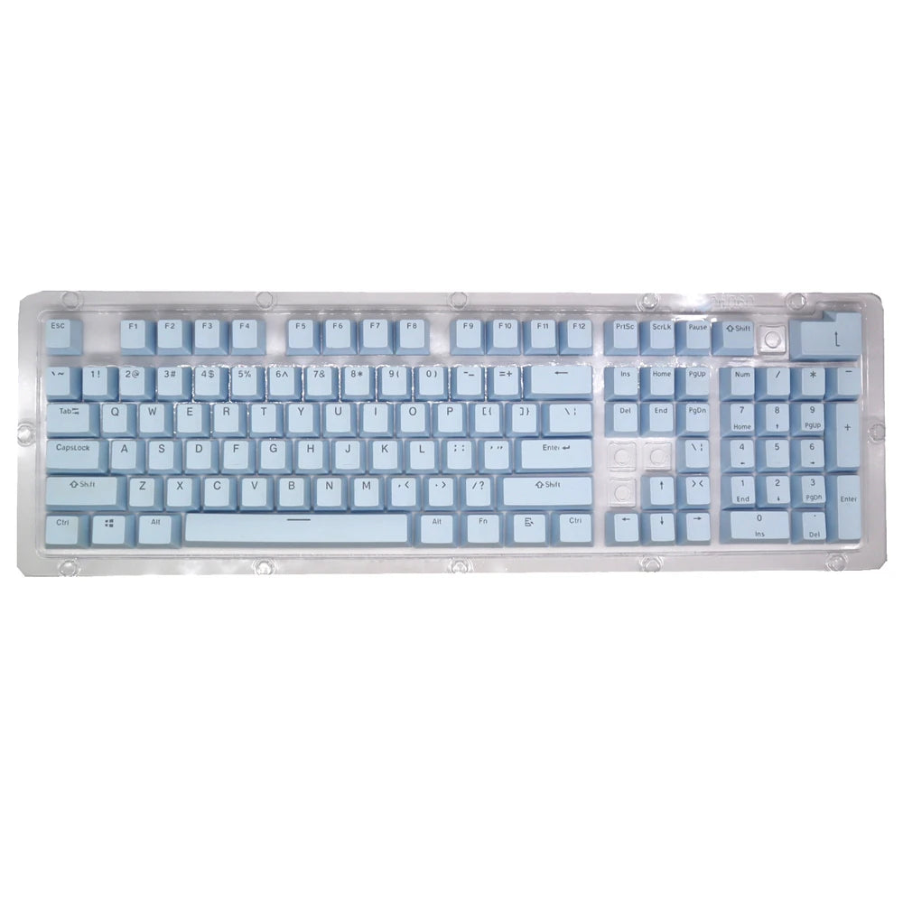 104pcs Mechanical Keyboard ABS Keycaps Blank Keycaps For Cherry MX PC Desktop Computer Key Cap Switches Keycap Keyboard