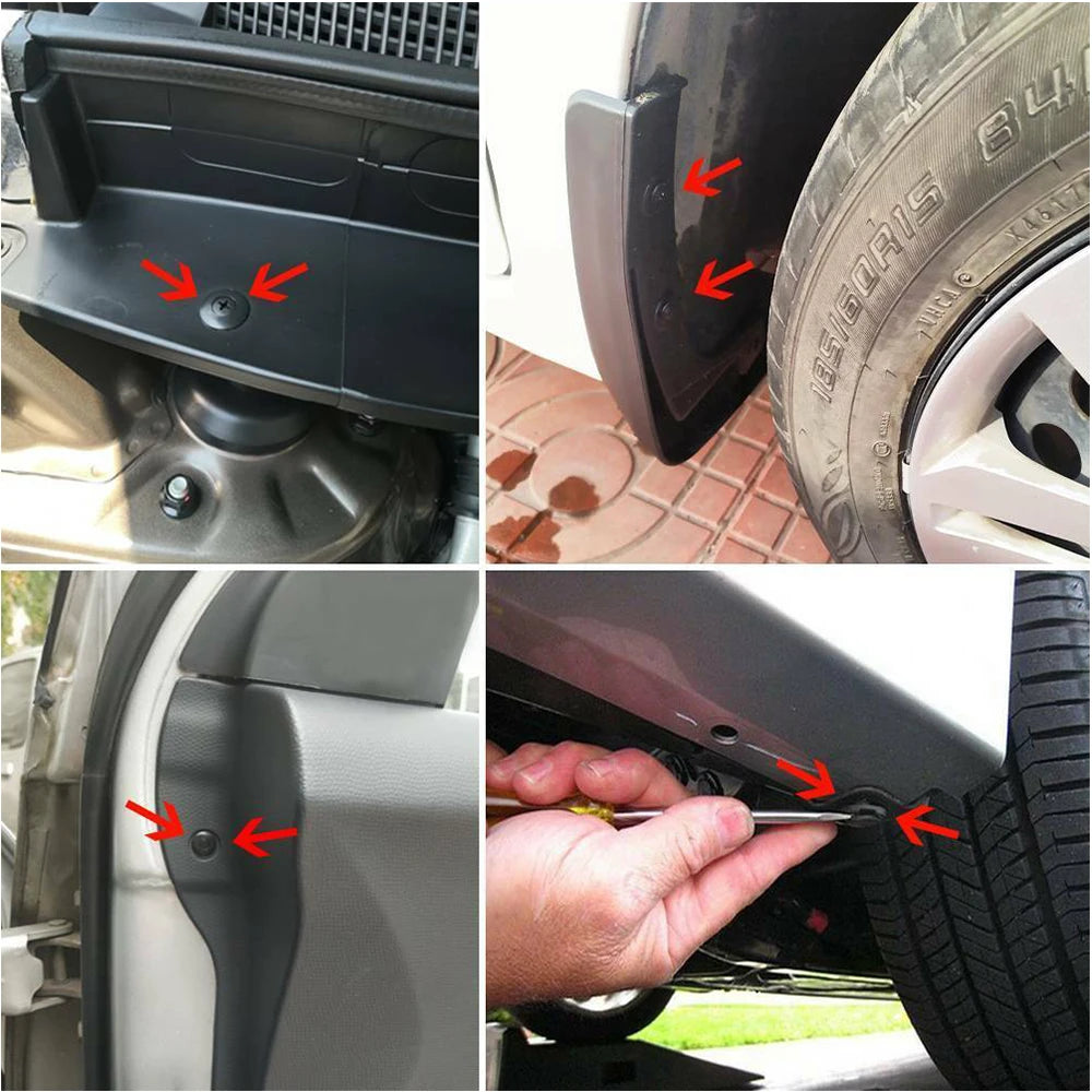 190 PCS Car Fastener Clip Kit Bumper Fender Rivet Clips Auto Body Push Retainer Clip